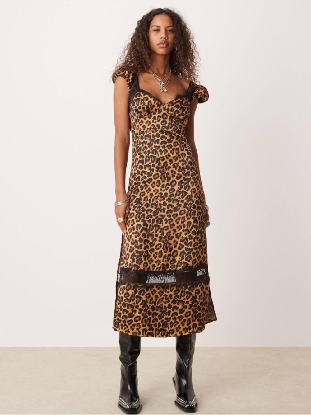 Free People leopard print dress
